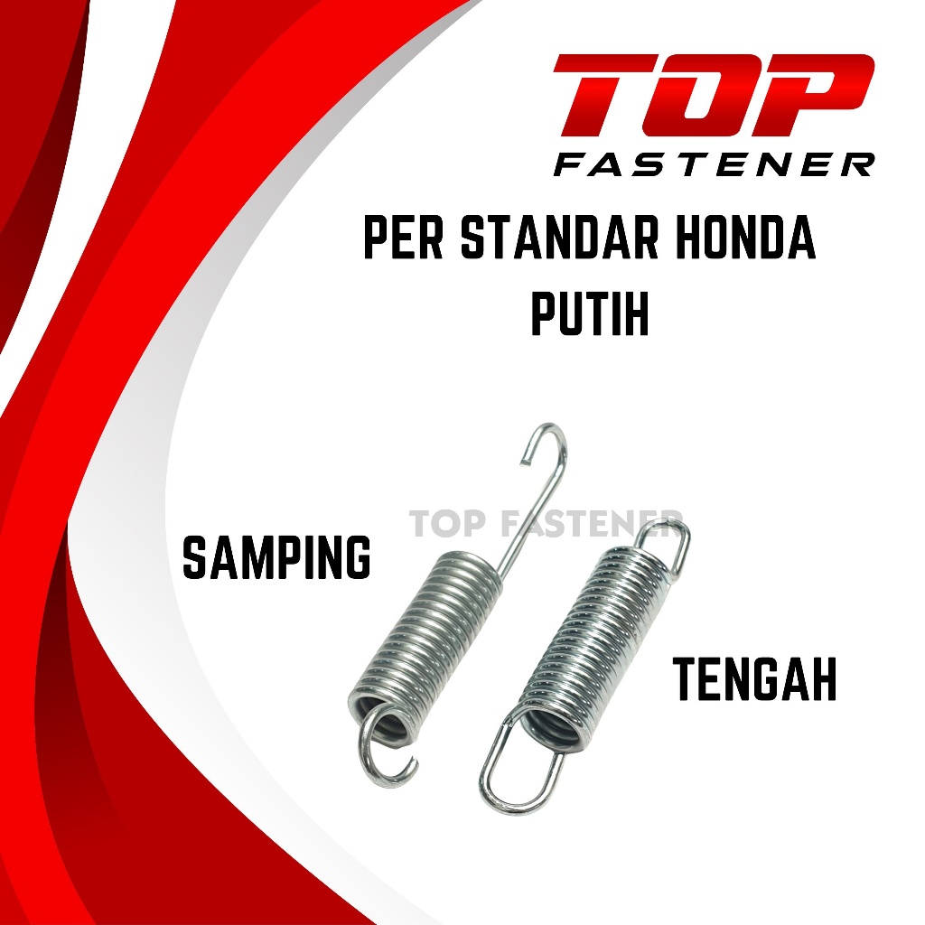 PER STANDAR SAMPING TENGAH HONDA BEAT VARIO SCOOPY SUPRA GRAND KARISMA SPRING PUTIH