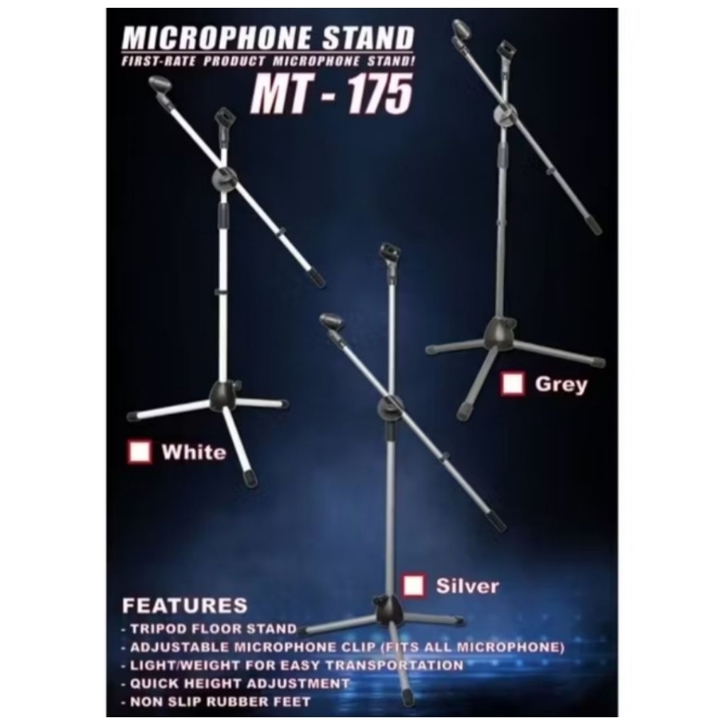 STAND MIC FORT / STAND MIC BERDIRI LANTAI / STAND MIC PANJANG / STAND MICROPHONE