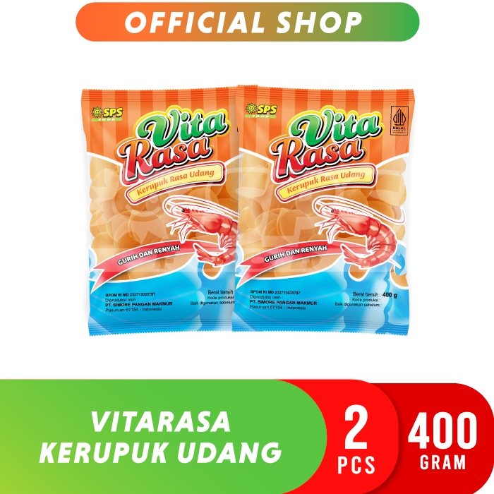 Vitarasa Kerupuk Udang 400 Gr - 2 Pcs