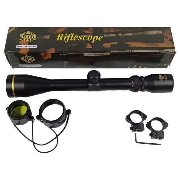 Hakko Teleskop Anti Getar Lensa Jernih || Hakko Teleskop 4-16x44 Gold Ring Anti Getar