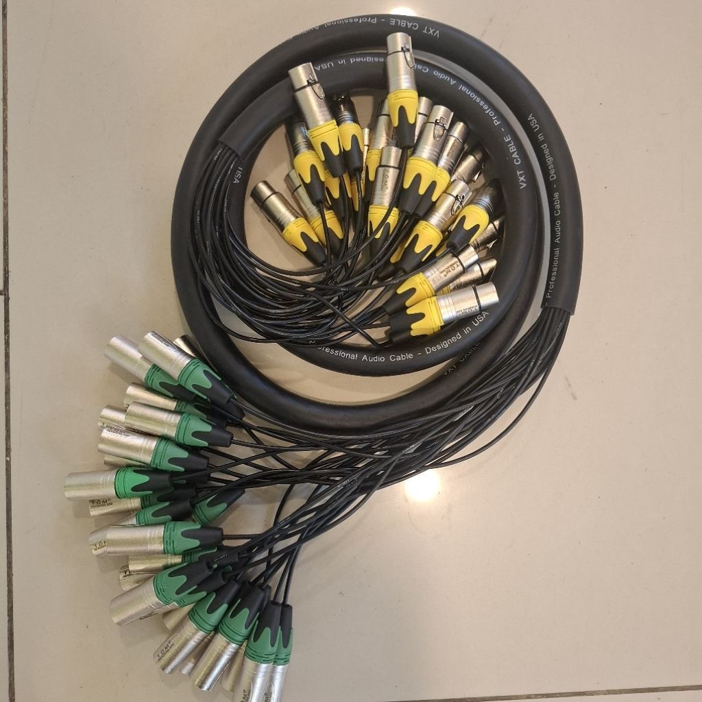 Snake Kabel 24ch XLR Male to XLR Female -2Meter
