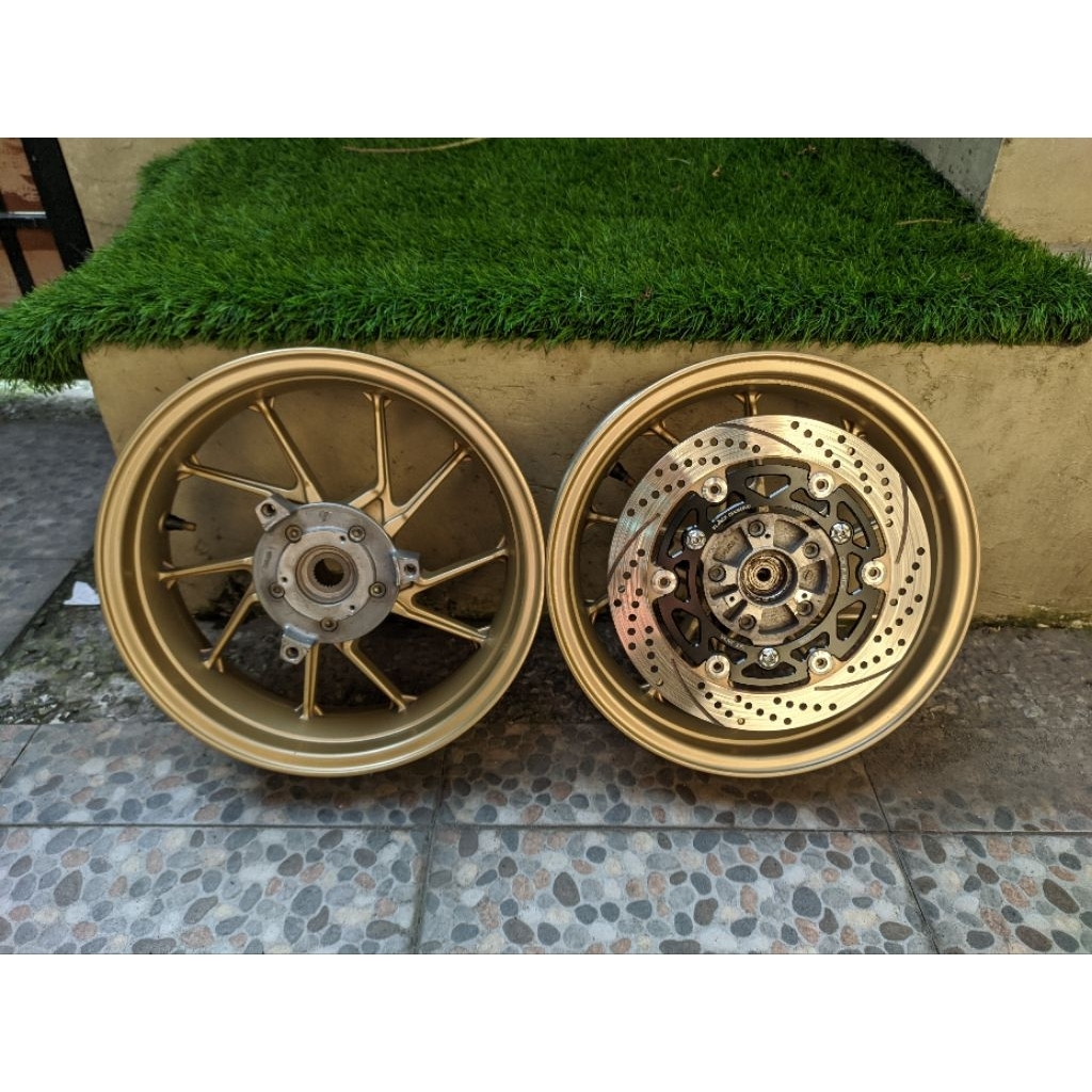 VELG CHEMCO NMAX NEW BONUS PIRINGAN CAKRAM BLACK DIAMOND