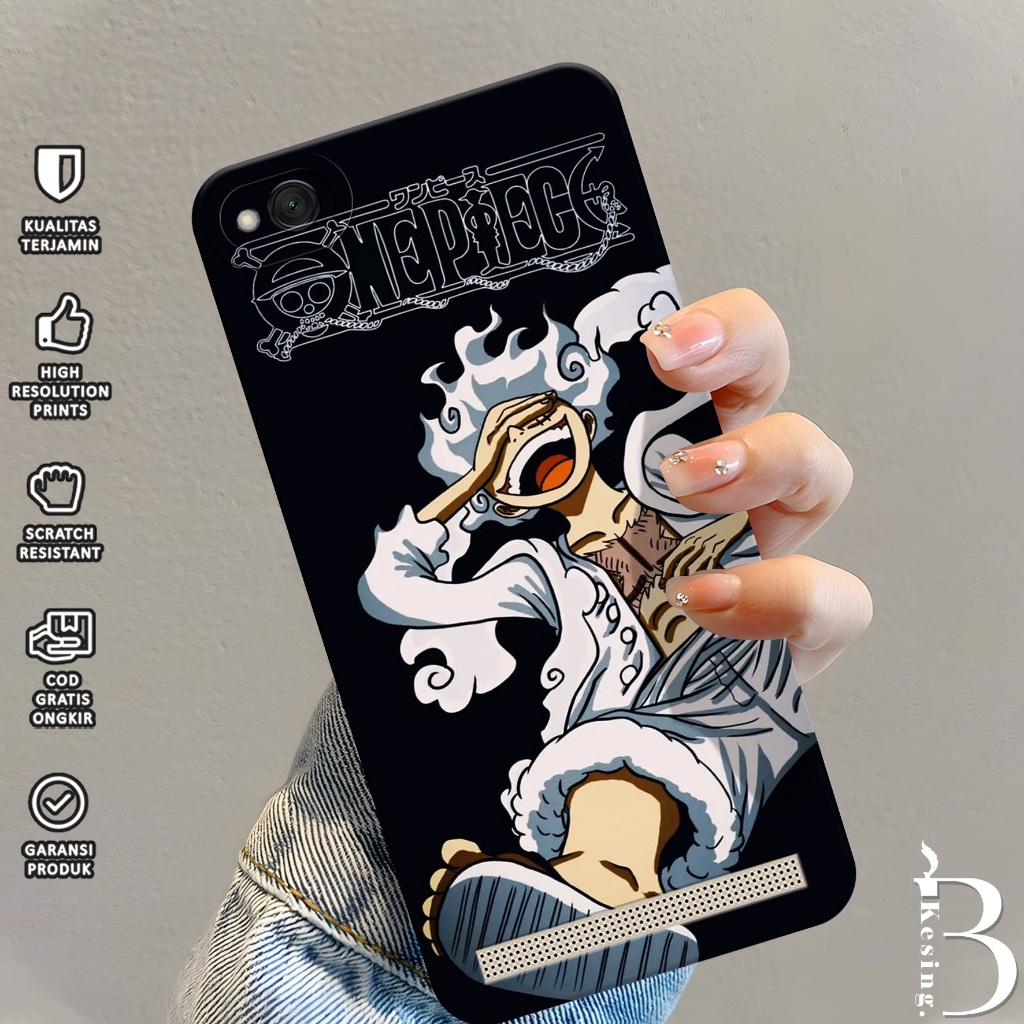 Case Hp For Redmi 5A [ BR - LUFFY ] - Kondom Hp Xioami Redmi 5A - Softcase Procamera - Cassing Hp Wa
