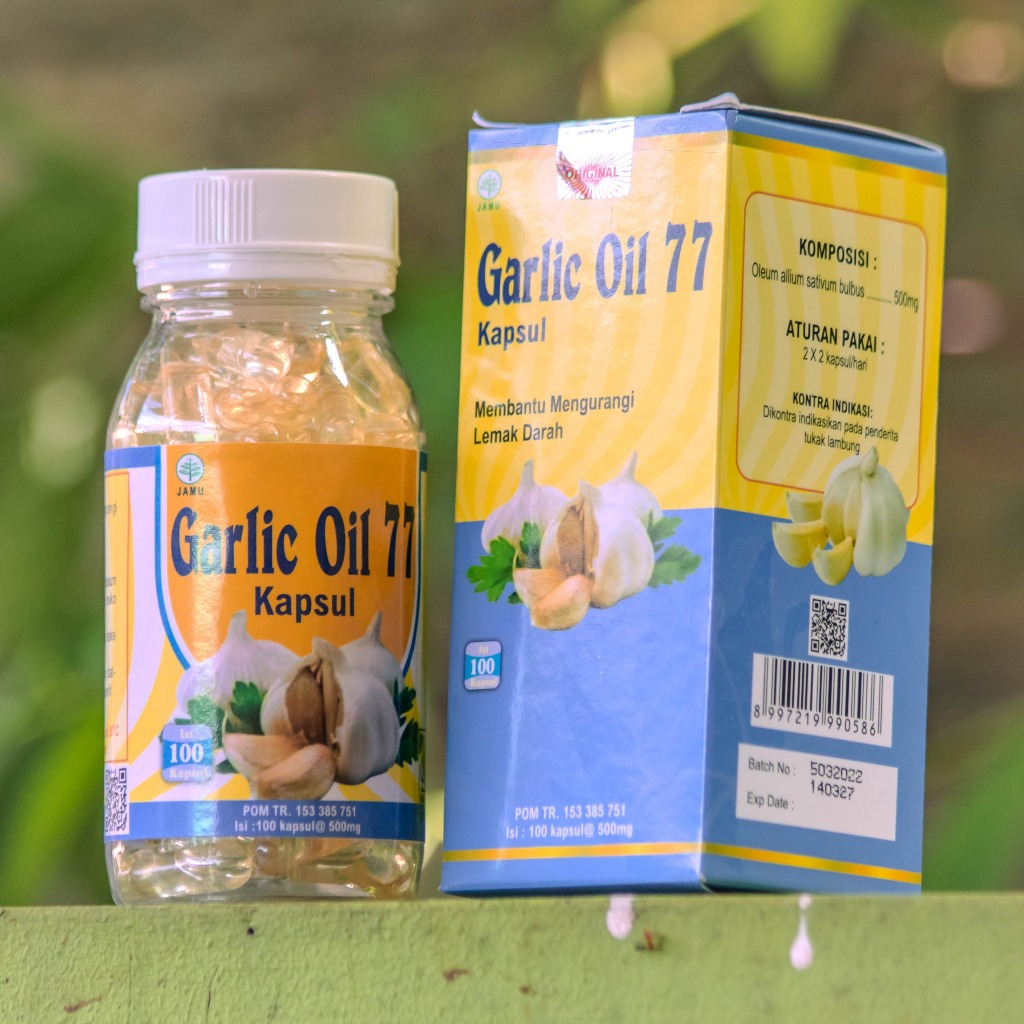 GARLIC OIL 77 Isi 100 kapsul