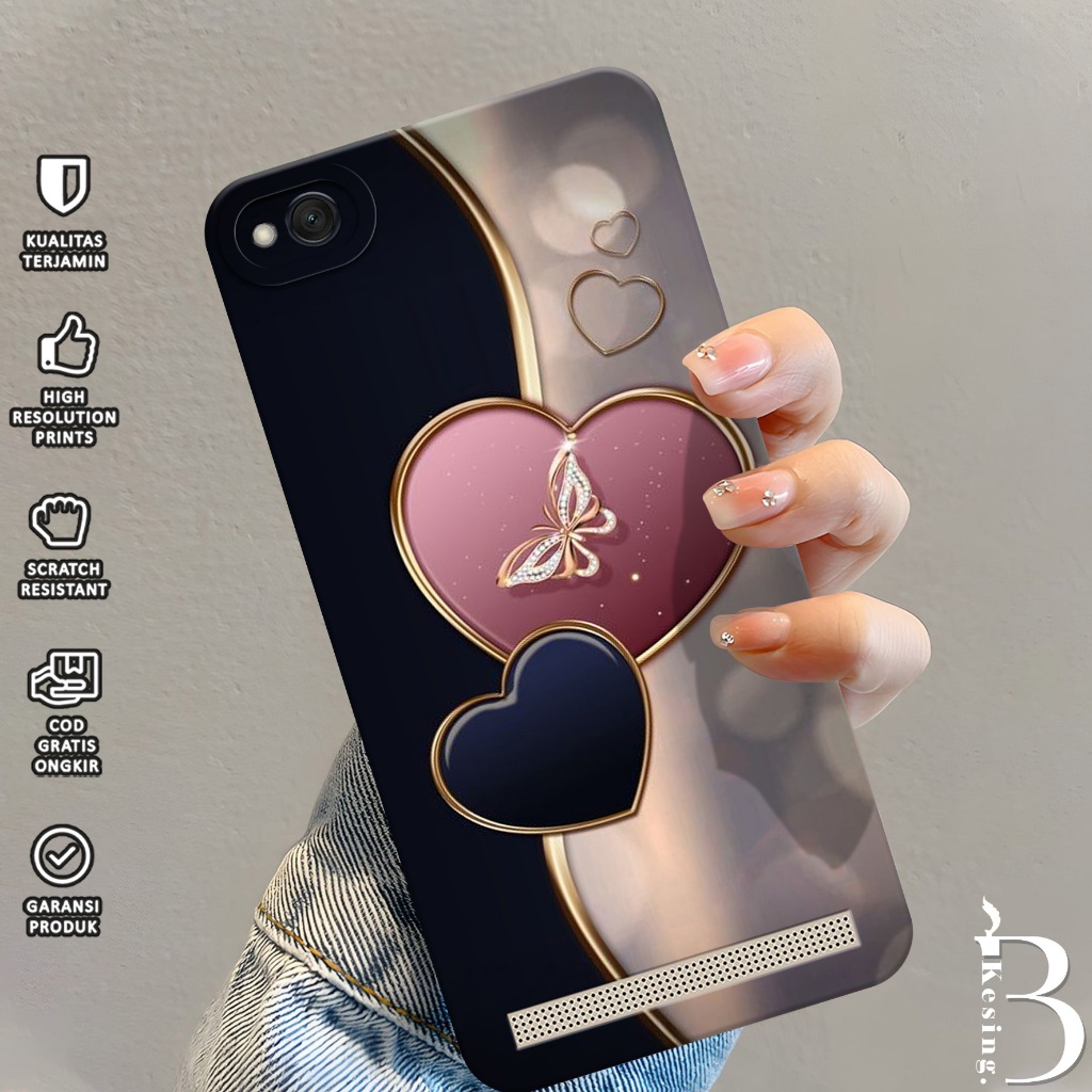 Case Hp For Redmi 5A [ LOVEE ] - Kondom Hp Xioami Redmi 5A - Softcase Procamera - Cassing Hp Wanita 