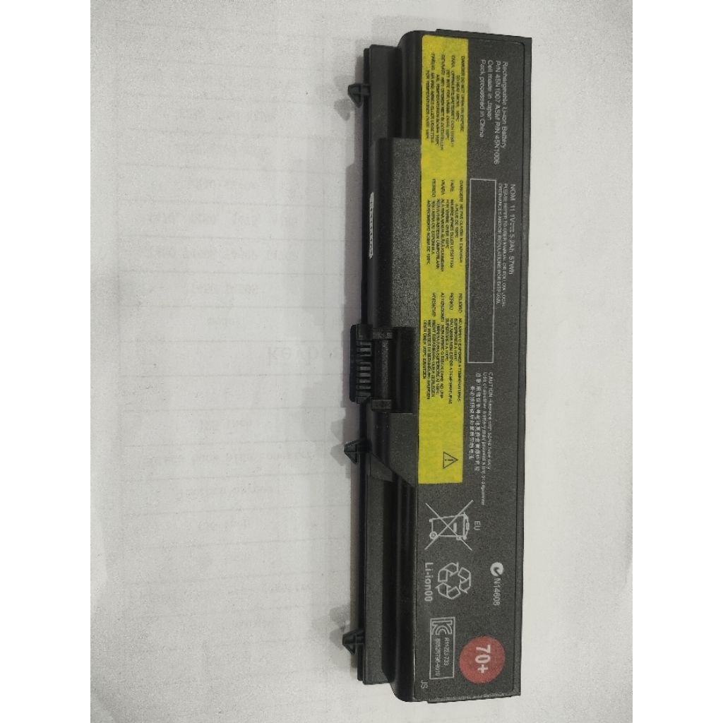 Baterai Laptop Lenovo 70+ T420 T510 T430 T410 Series