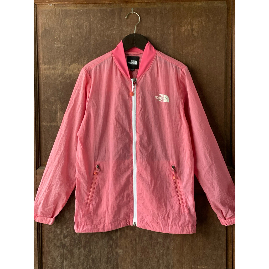 PRELOVED PL jeket parasut runing running anak branded TNF size 140 8T 9T 10T