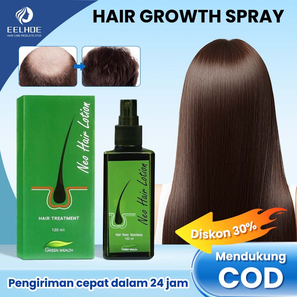 EELHOE Semprotan Penumbuh Rambut Serum 120ml Penyubur Rambut hair serum penumbuh rambut