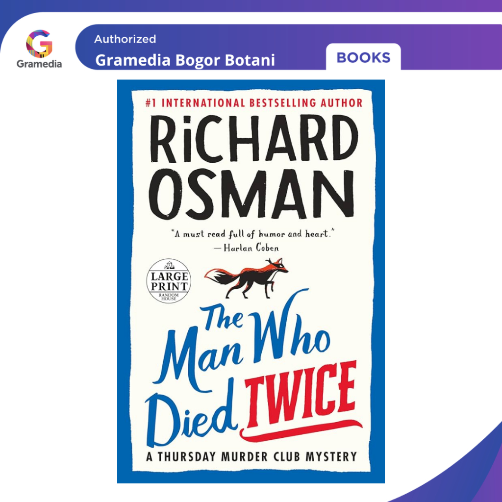 Gramedia Bogor - The Man Who Died Twice - International Books
