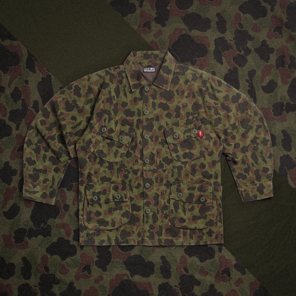 PRBLM OG25/002 Vintage Hunting Jacket Tropical Frogskin Camo