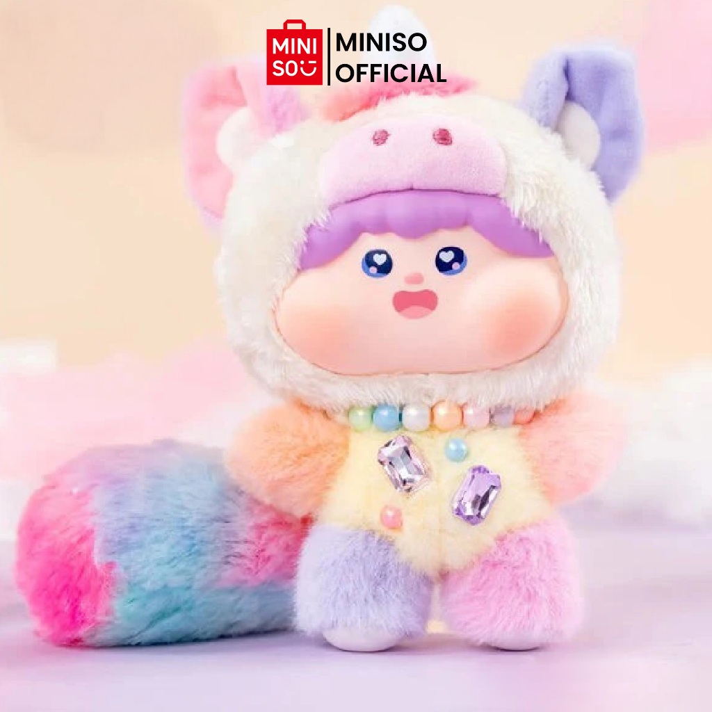 MINISO TOY - Miniso x Fluffy Meatball Series 2 Boneka Lucu Gantungan Tas Gantungan Kunci