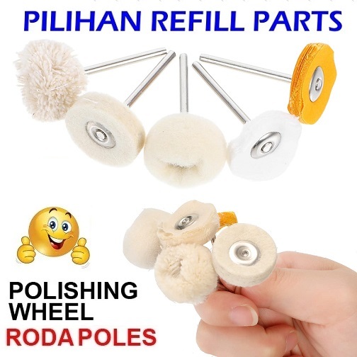 Mata Bor Kain Poles / Mini Drill Wol Poles / Mata Tuner Mini Grinder Kain Wol Dremel Rotary Gosok As