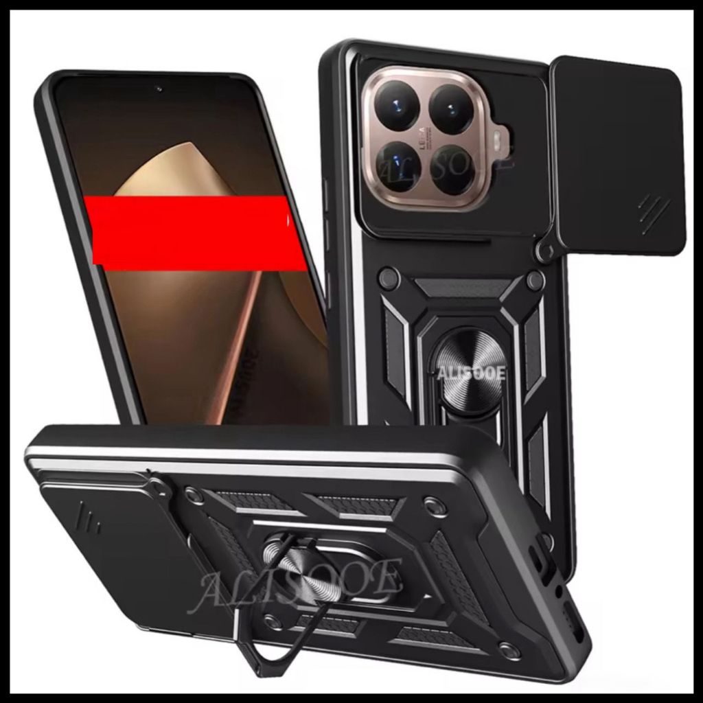 Case Xiaomi 15T / 15T Pro / 14T Mi 14T Pro / 13T 5G Gundam Slide iRing Original Hard Case Casing Sof