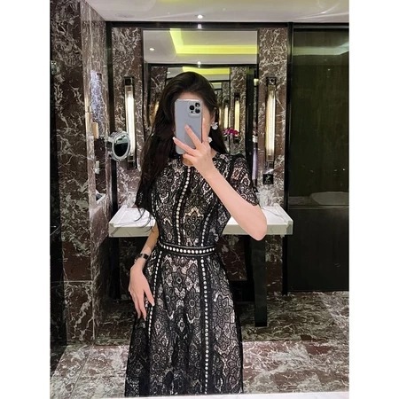 CLASSIC KOREA DESIGN DRESS THE CLASSIC GAUN BROKAT