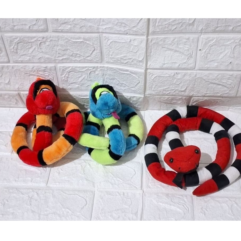 Boneka Ular Boneka Hewan Binatang Melata Mirip Asli Snake Boneka Ular Panjang Berbisa