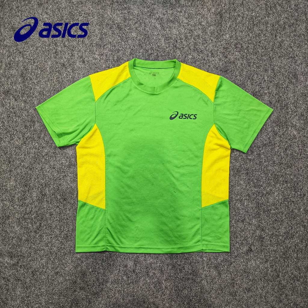 Asics Running - Baselayer Kaos Pria Outdoor Sport Jersey Olahraga Lari Second Bekas Original - BL80