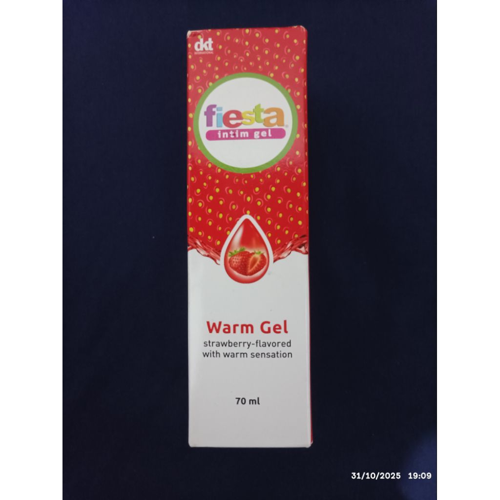 FIESTA Lubricant Gel Strawberry 70ml - Pelicin