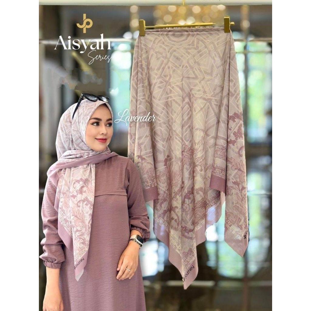 Jilbab segiempat journey kw/Jilbab segiempat motif/Segiempat motif journey kw/Aisyah series