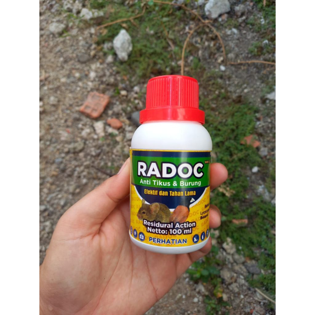 RADOCK INSEKTISIDA RACUN PENGUSIR TIKUS DAN BURUNG PERUSAK TANAMAN KEMASAN 100ML