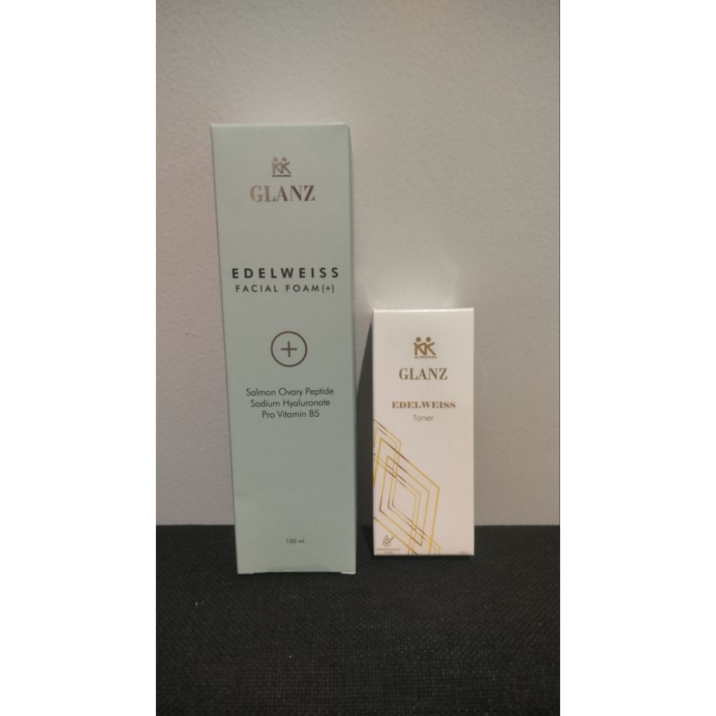 KK GLANZ EDELWEISS facial foam (+) & GLANZ EDELWEISS toner SEGEL