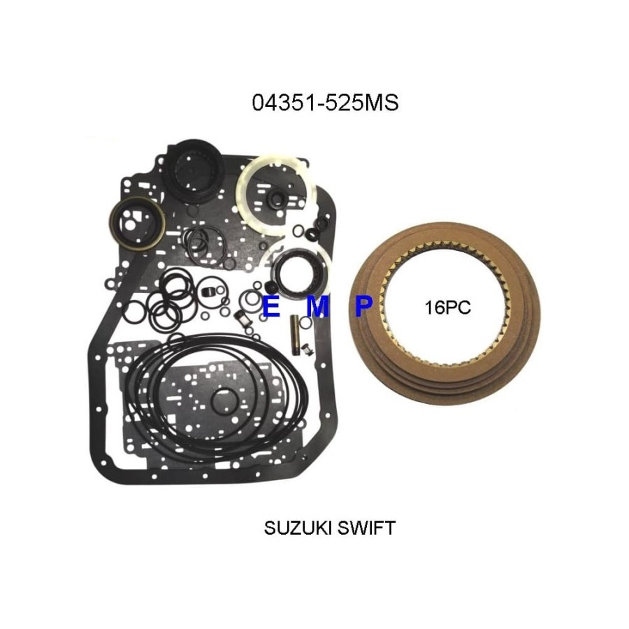 PACKING KOPLING MATIC SET SUZUKI SWIFT AUTO KIT 04351-525MS
