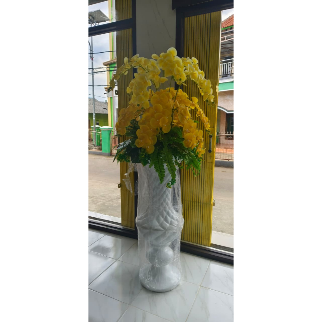 Bunga Amnggrek/Bunga Hias Sudut/Bunga Plastik/Anggrek Latek/Buket Bunga Anggrek