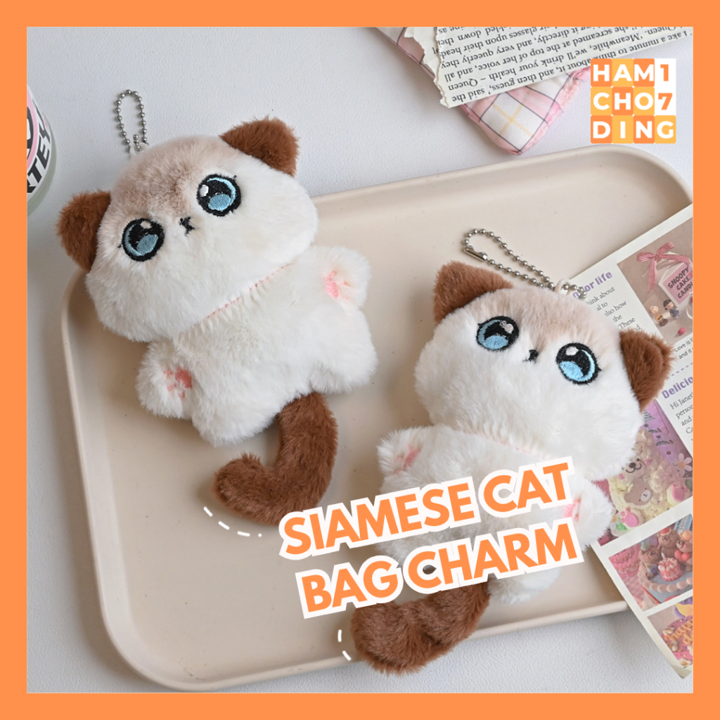 [HAMCHODING17] SIAMESE CAT BAG CHARM