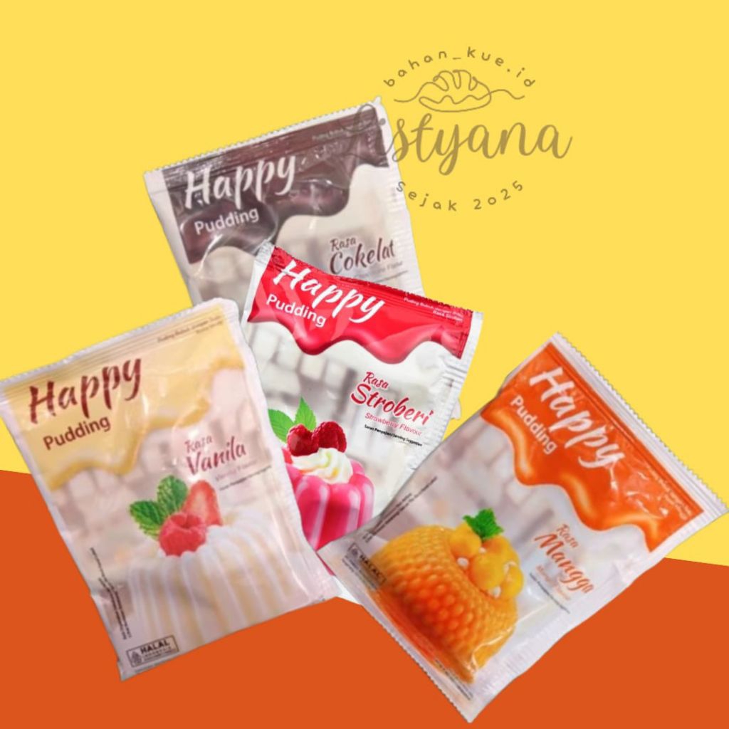 Puding mangga Happy/puding coklat/puding mangga/puding vanila