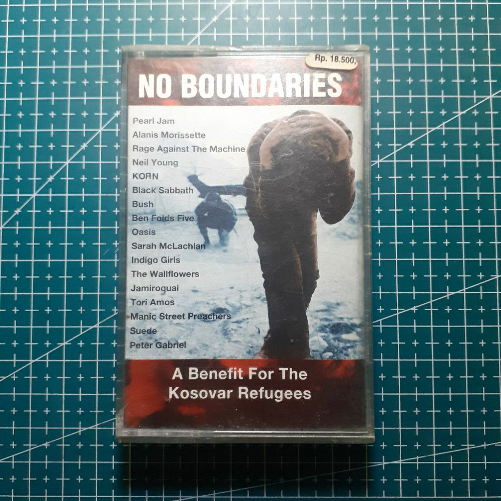 Kaset VA No Boundries - A Benefit For The Kosovar Refugees (Oasis, Black Sabbath, Korn, Pearl Jam, S