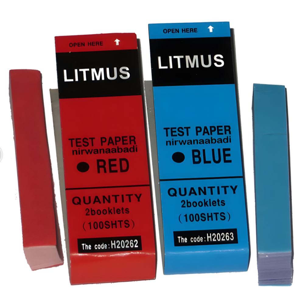 Litmus Paper Blue Red Kertas Lakmus Uji Asam Basa