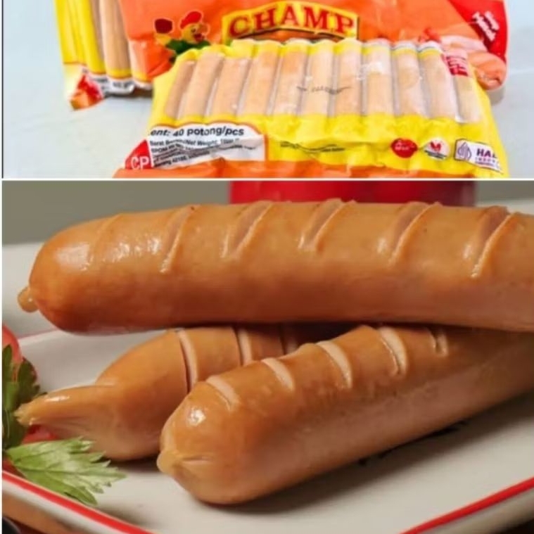 Sosis Champ 1kg Makanan Frozen Food Praktis