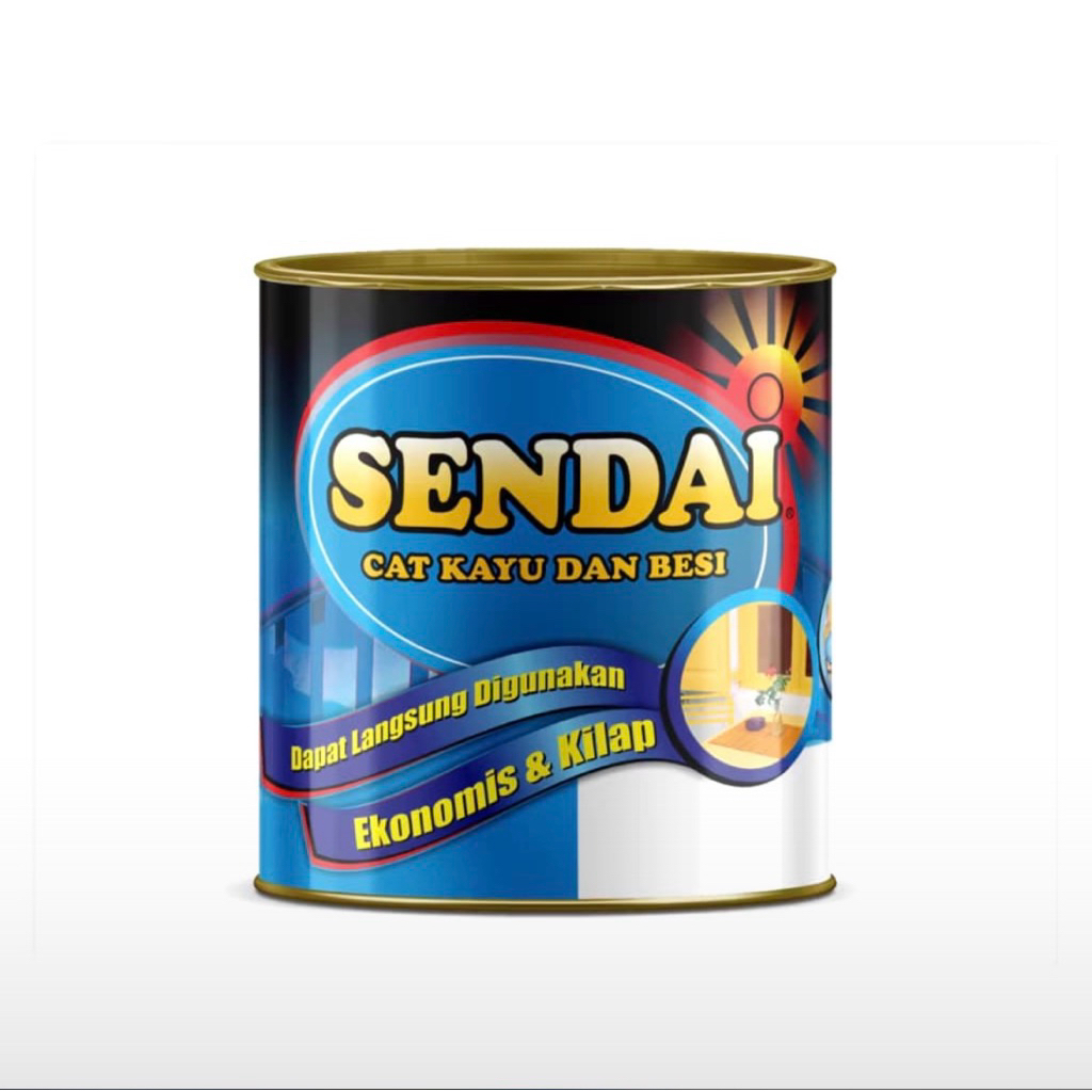 Cat Minyak Kayu dan Besi Sendai