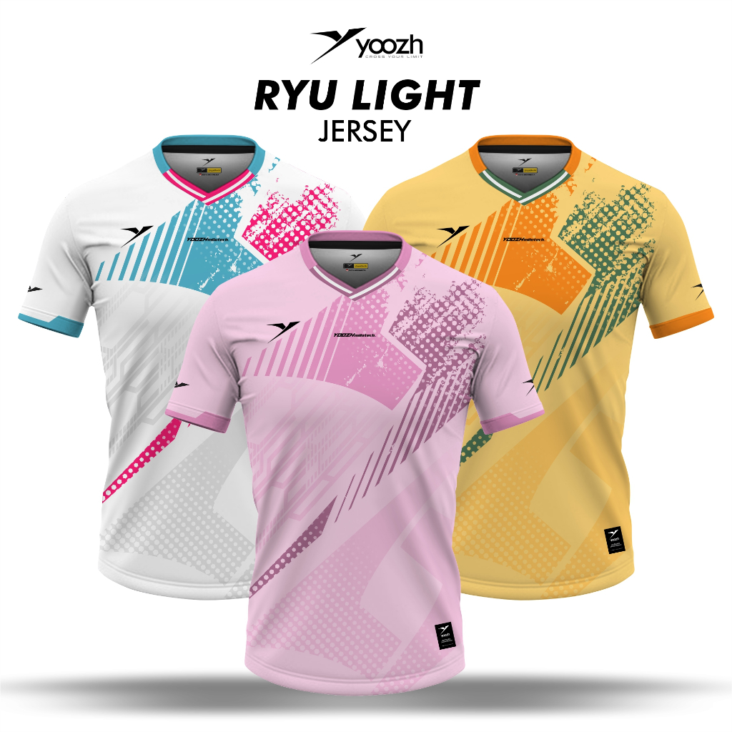 Baju badminton Yoozh RYU series custom jersey badminton custom celana badminton