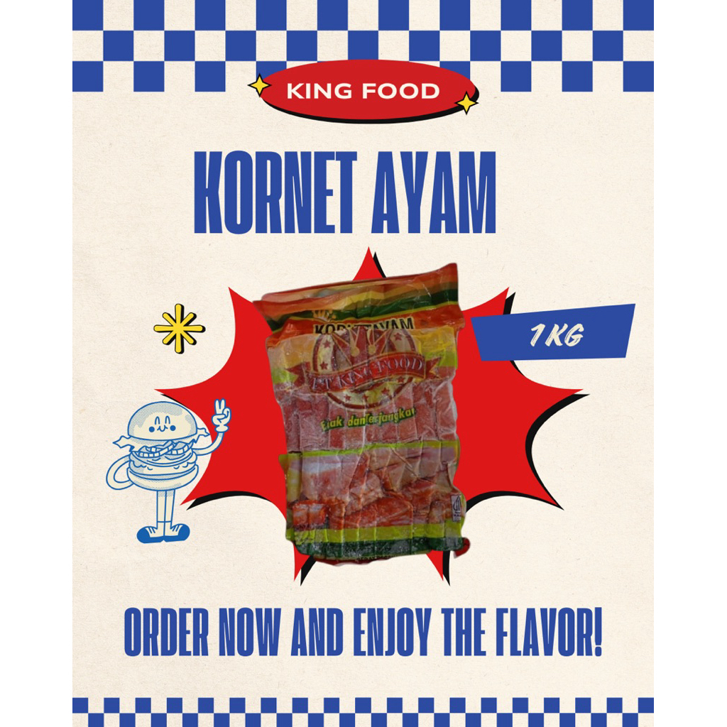 Kingfood Kornet ayam 1kg