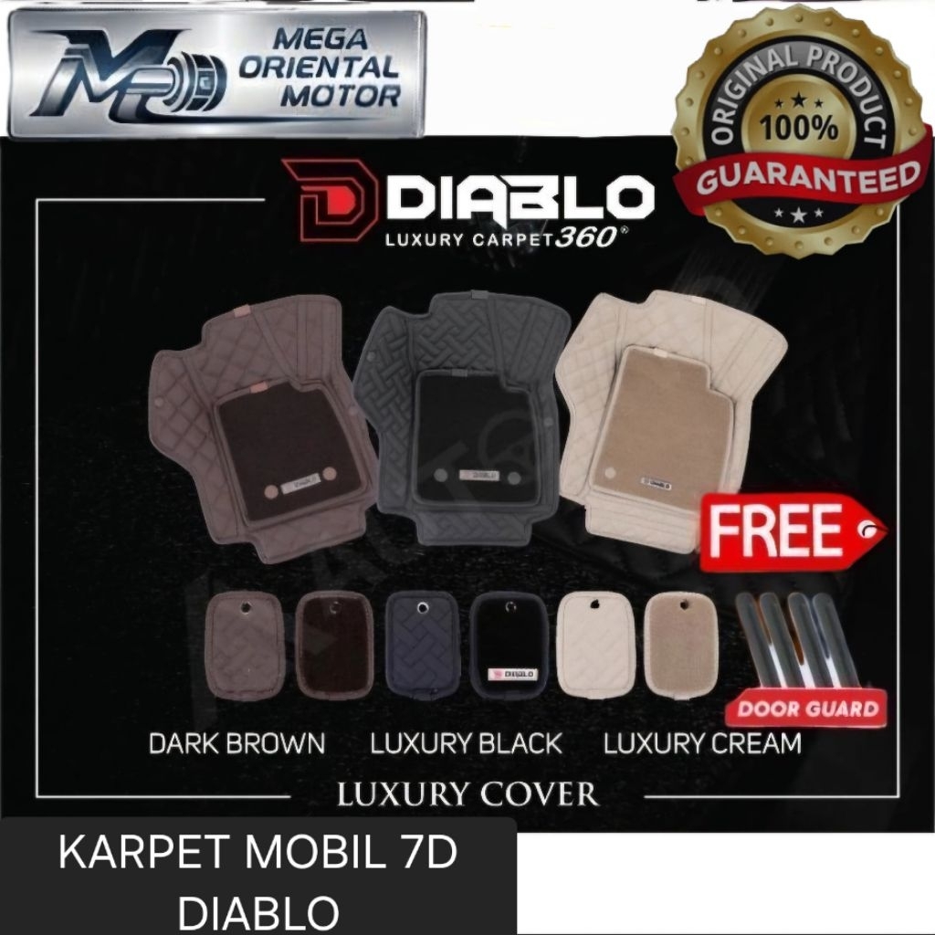DIABLO KARPET 7D MOBIL AION V FULL BAGASI - KARPET MOBIL AION V Car