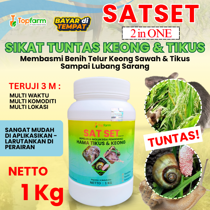Obat Hama Padi / Pembasmi Tikus Padi / Obat Keong Sawah / Pembasmi Keong Mas Sawah / Obat Hama Padi 