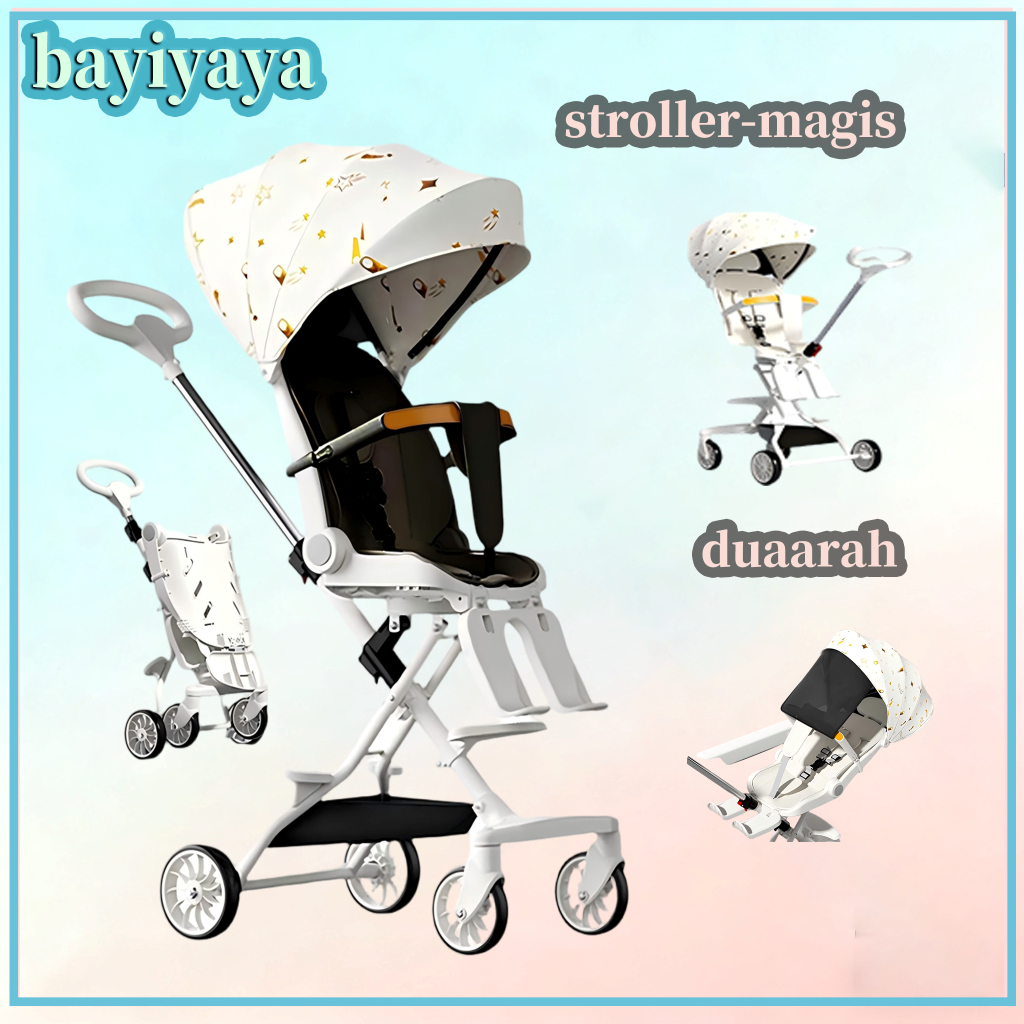 Kereta bayi kursi perjalanan lipatKereta bayi kecil dua arah / bayi multifungsi Kereta bayi kursi pe