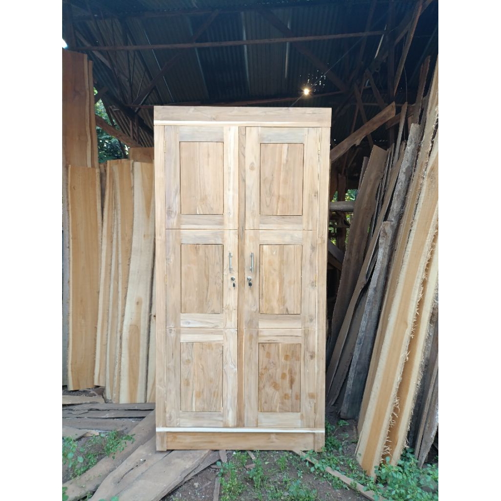 lemari minimalis lemari pakaian lemari baju kayu jati