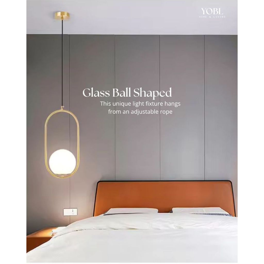 Lampu Hias Gantung Minimalis Estetik 20cm || Lampu Hias Gantung Minimalis Ruang Tamu Estetik