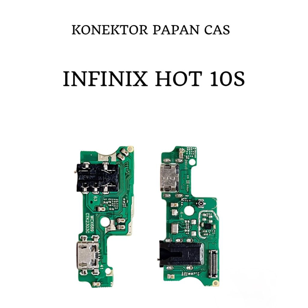 Konektor power Papan cas Charger Infinix Hot 10S Original