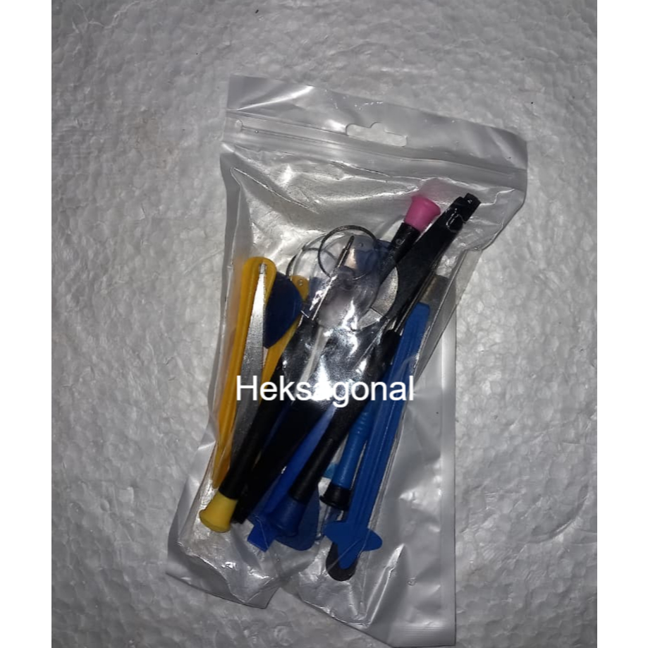 Obeng Alat Service iPhone HP Repair Opening Tools Kit 11in1 Balikpapan