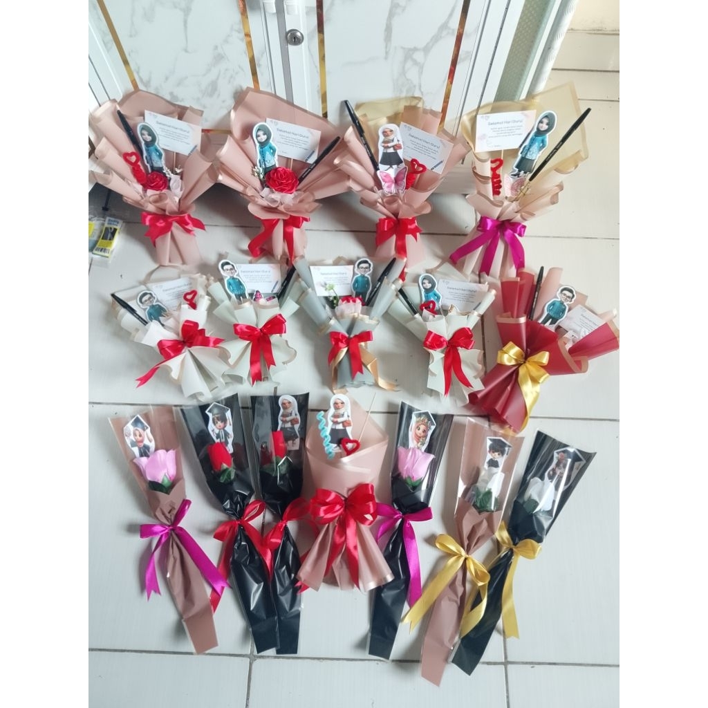 buket guru pria, buket hari guru, buket hari guru murah, buket mini hari guru