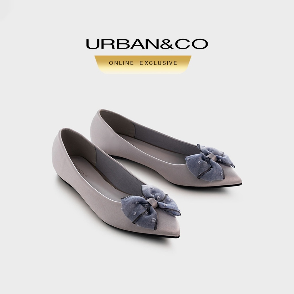 URBAN&CO Haruna Essentials Flatshoes Sepatu Kerja Slip On Wanita Kekinian