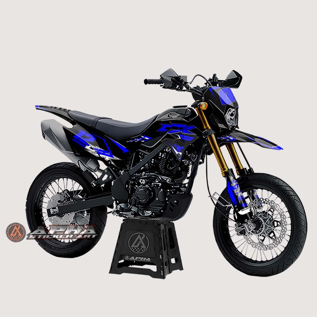 DECAL STICKER MOTOR KAWASAKI KLX D-TRACKER BF DESAIN 105