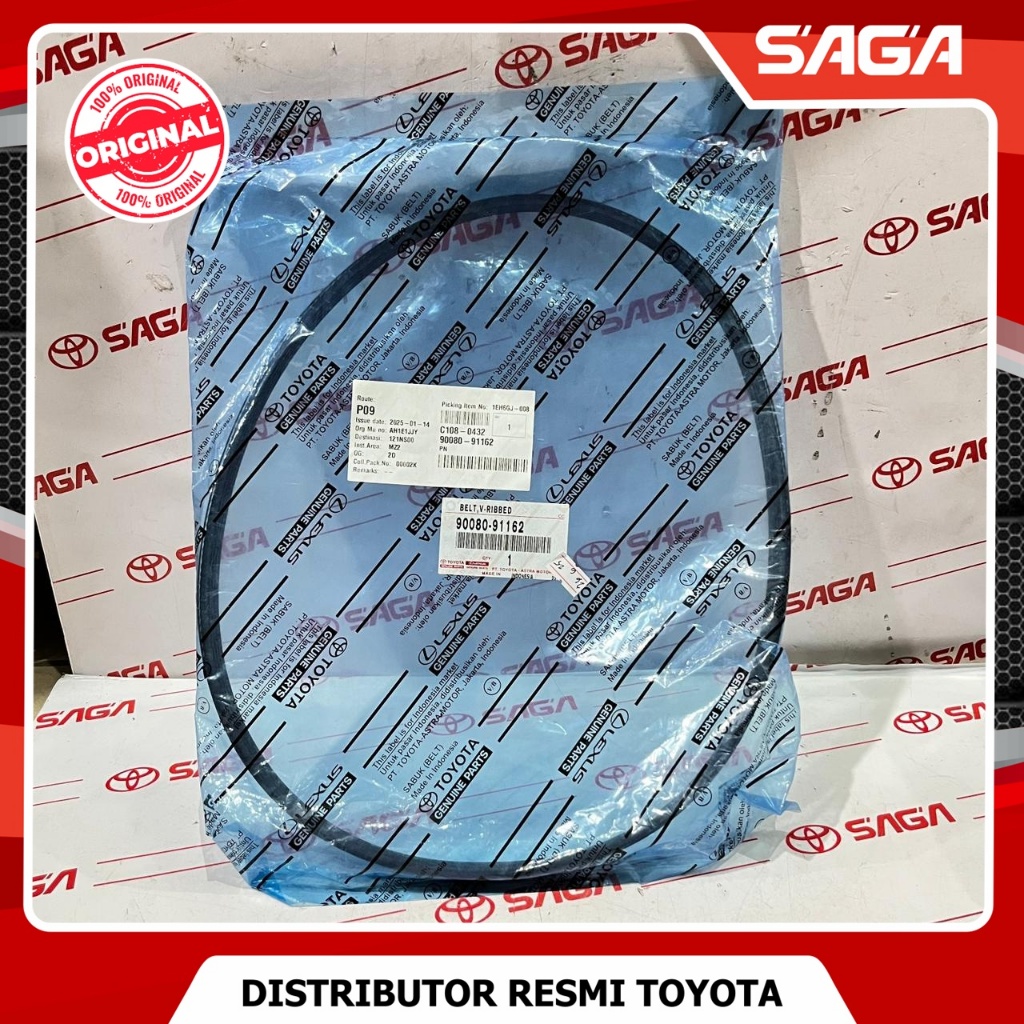 SAGA | V Belt Alternator Toyota Soluna 90080-91162