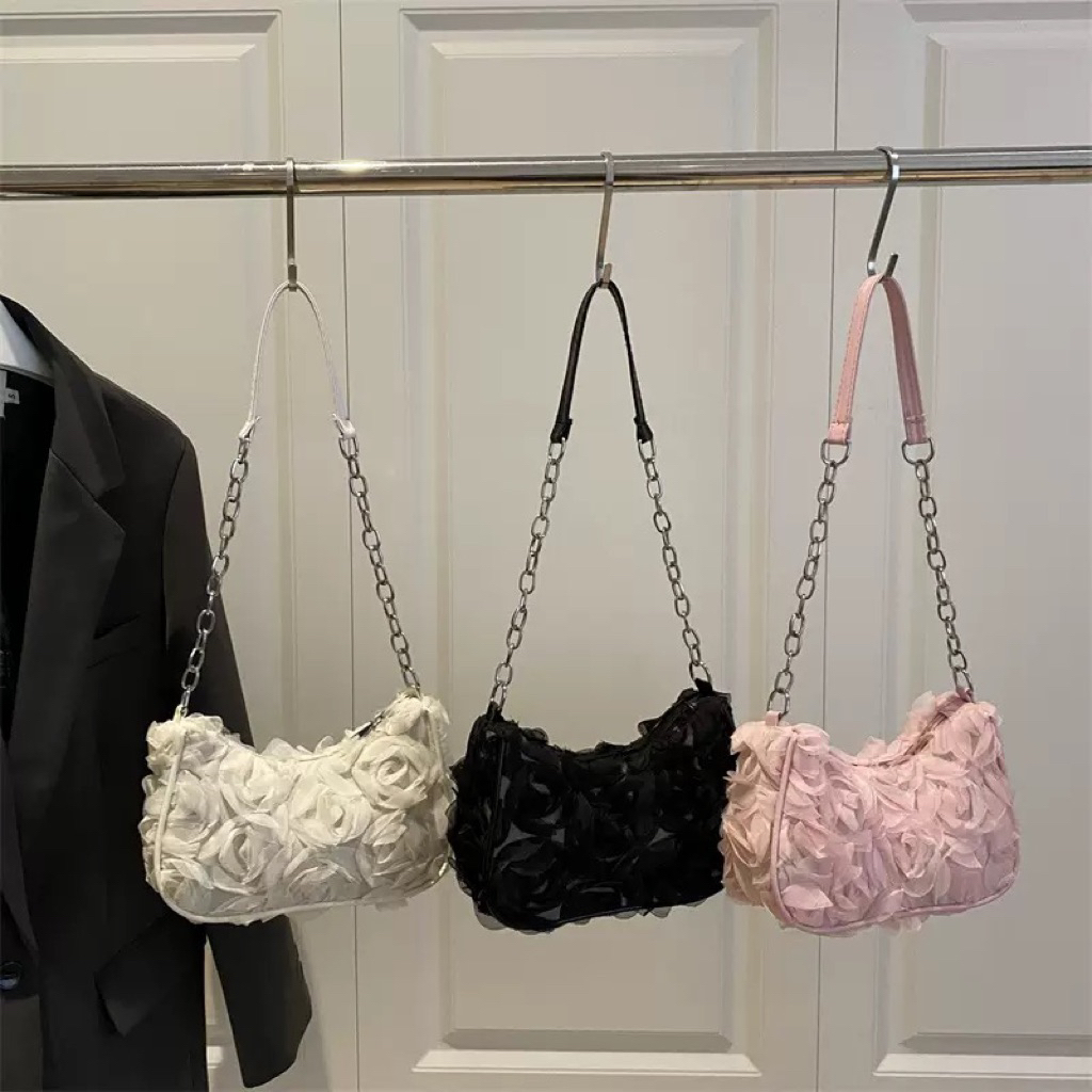 tas import korean bunga mawar