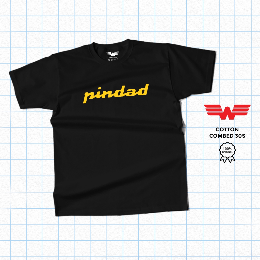 Kaos Pria Distro PINDAD - Kaos Maung / Kaos Dewasa Unisex / Kaos Cotton Combed 30s KAOS WAN