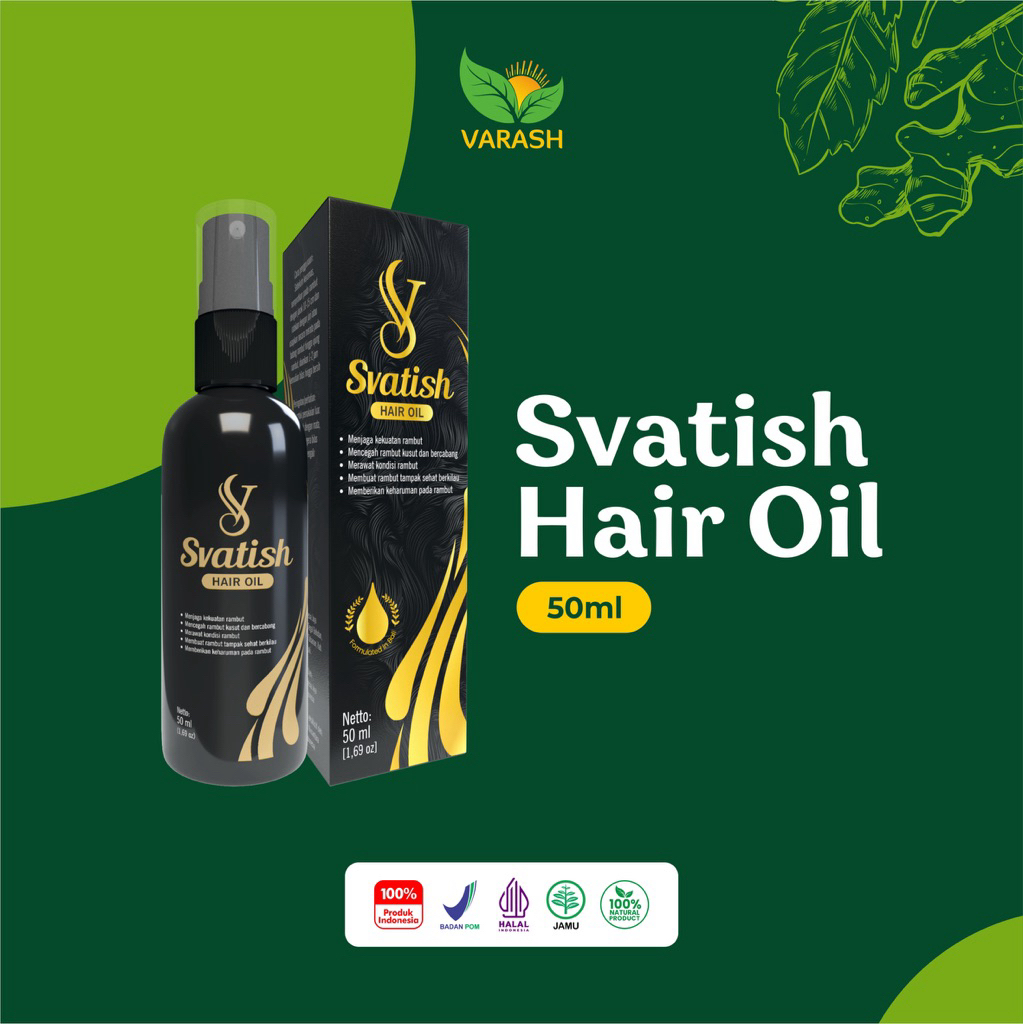 Hair Oil Svatish - Minyak Rambut Herbal Varash