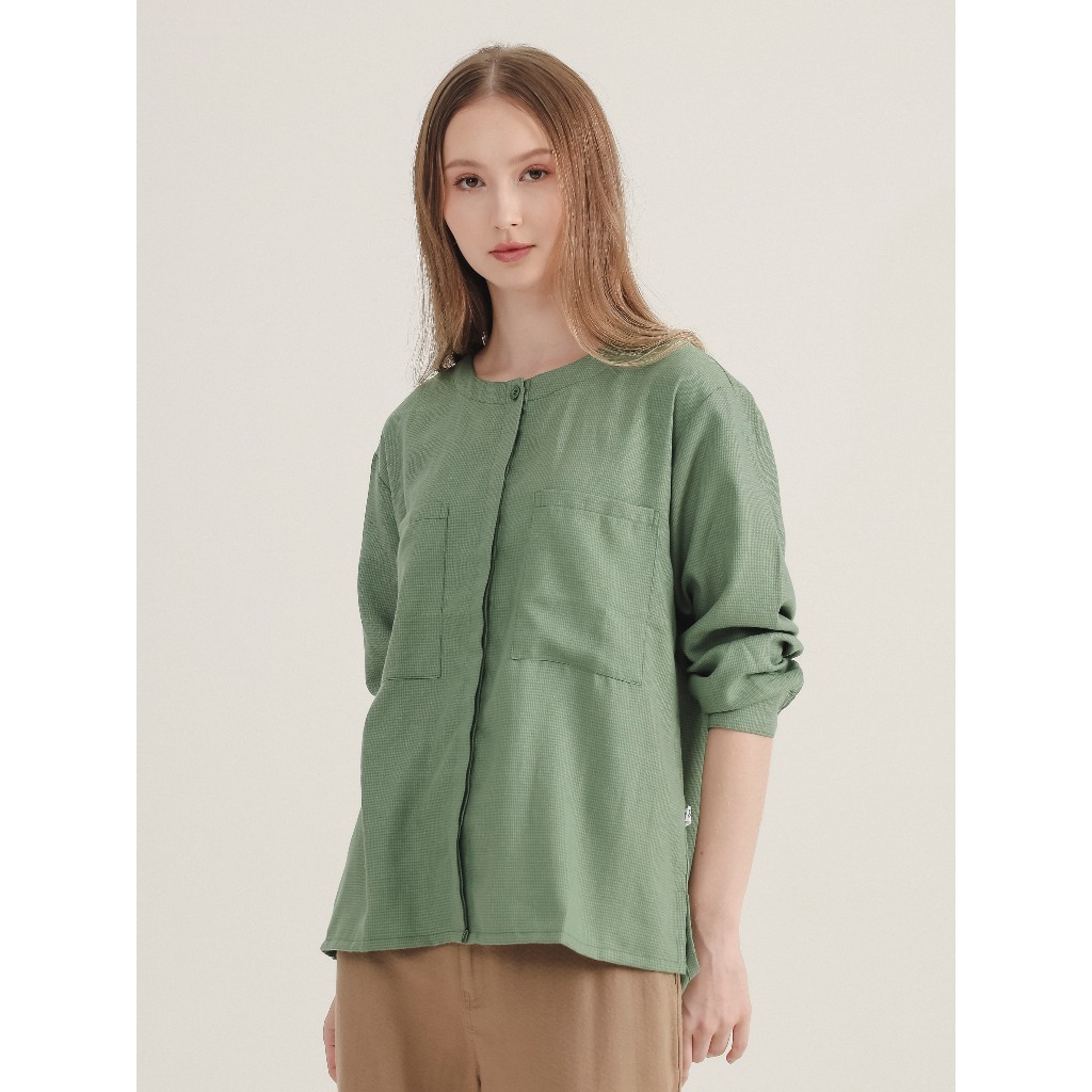 EXPAND Moiya Blouse |Kemeja Wanita - Atasan Lengan Panjang