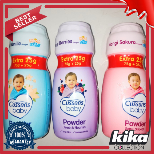 Cussons Baby Powder 100gr Bedak Cussons Bedak Bayi 75g+25g Bedak Cussons